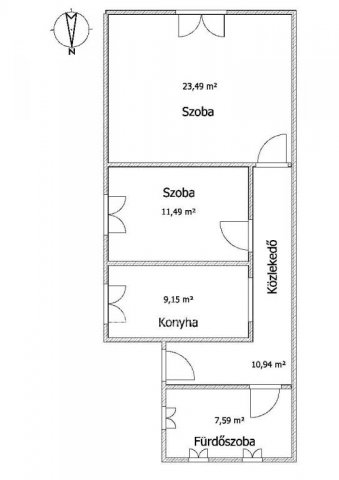 Eladó családi ház, Gyöngyösön 28.5 M Ft, 1+1 szobás