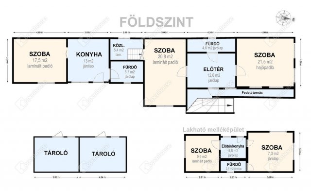 Eladó családi ház, Berentén 39.99 M Ft, 3 szobás