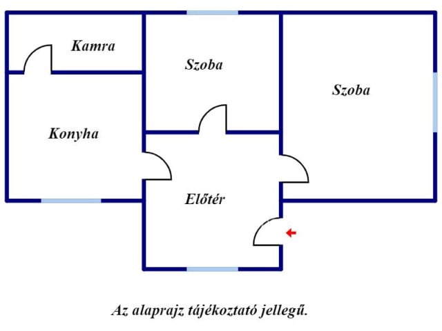 Eladó családi ház, Törökszentmiklóson 7.6 M Ft, 2 szobás