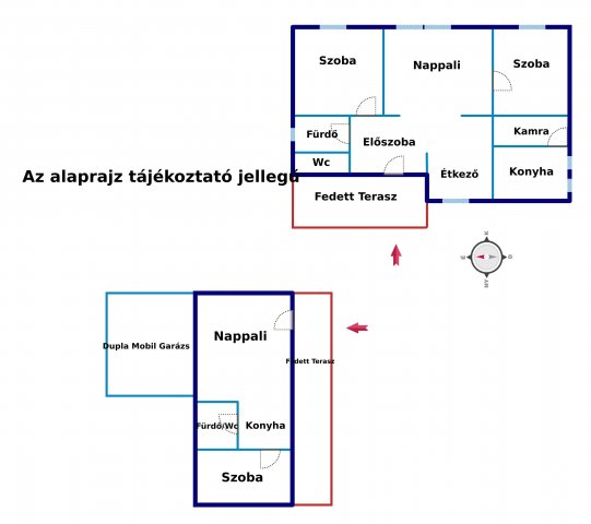 Eladó családi ház, Túronyon 52 M Ft, 3 szobás