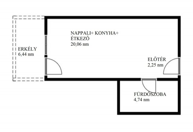 Eladó téglalakás, Fonyódon 45.622 M Ft, 1 szobás