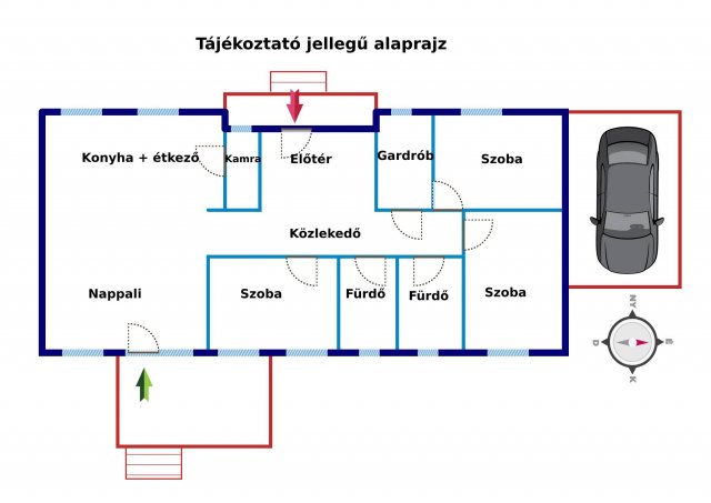 Eladó családi ház, Üllőn 76.9 M Ft, 4 szobás