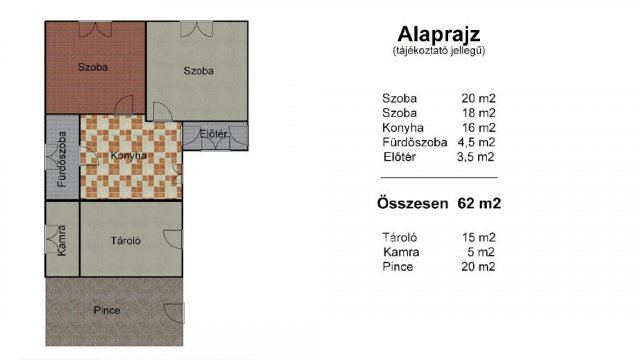 Eladó családi ház, Tápszentmiklóson 22.9 M Ft, 2 szobás