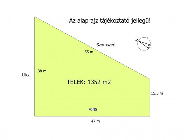 Eladó telek, Mosonszentmiklóson 12.5 M Ft / költözzbe.hu