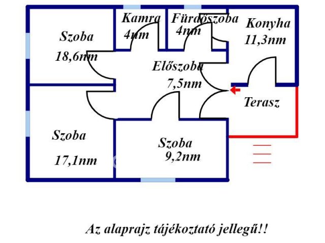 Eladó családi ház, Jászladányon 10.8 M Ft, 2+1 szobás