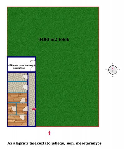 Eladó családi ház, Rábapatyon 21 M Ft, 2 szobás