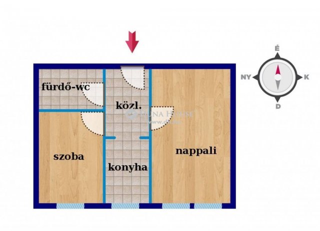 Eladó panellakás, Pécsett 42.9 M Ft, 1+1 szobás