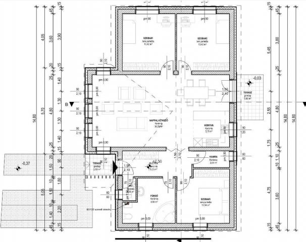 Eladó családi ház, Ráckevén 82.9 M Ft, 3 szobás