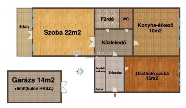 Eladó panellakás, Kecskeméten 44.9 M Ft, 2 szobás