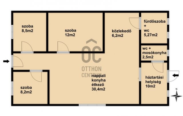 Eladó családi ház, Szentliszlón 30.9 M Ft, 7 szobás