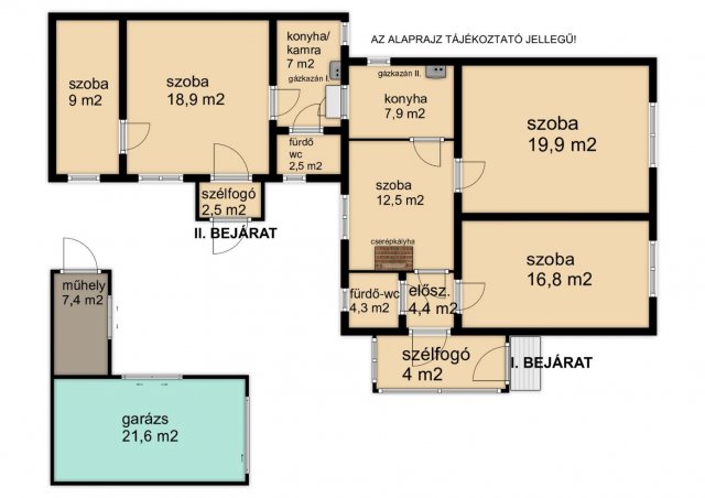 Eladó családi ház, Veszprémben 75 M Ft, 5 szobás