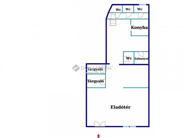 Eladó üzlethelyiség, Budapesten, VI. kerületben 79 M Ft