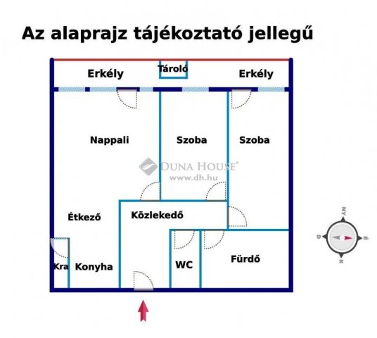 Eladó téglalakás, Érden 69 M Ft, 3 szobás