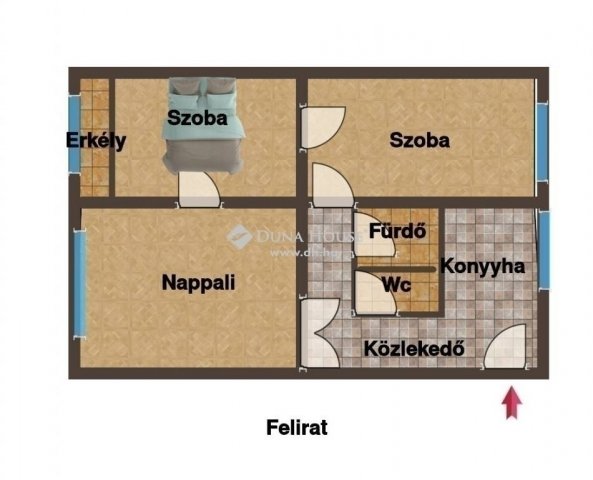 Eladó panellakás, Budapesten, IX. kerületben 86.9 M Ft, 3 szobás