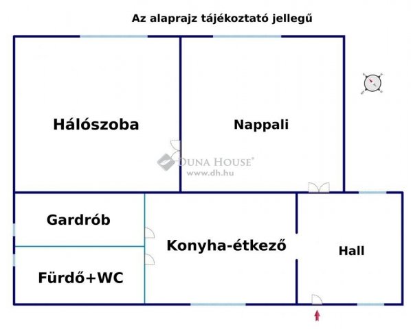 Eladó családi ház, Makón 54 M Ft, 2 szobás