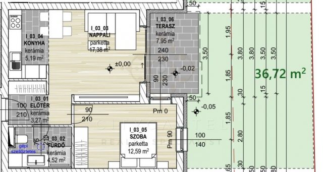 Eladó téglalakás, Zamárdiban 74.99 M Ft, 2 szobás