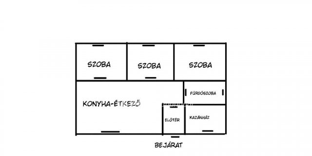 Eladó családi ház, Hatvanban 38 M Ft, 3 szobás