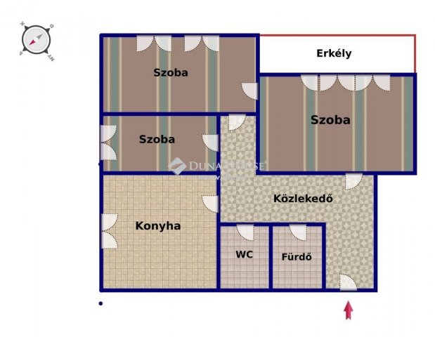 Eladó panellakás, Budapesten, XI. kerületben 62.9 M Ft, 3 szobás