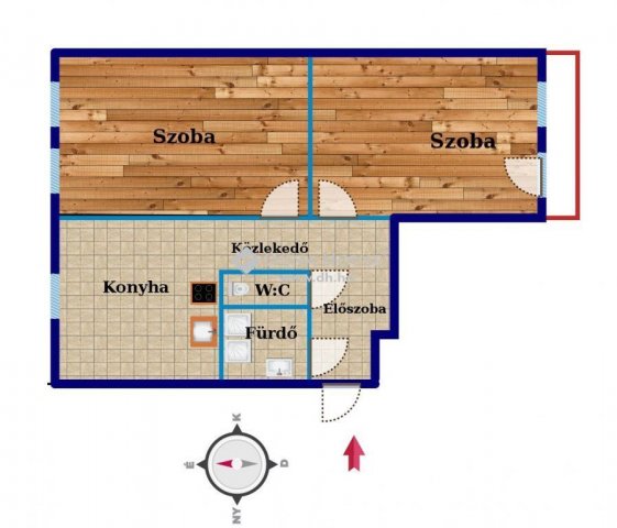 Eladó panellakás, Székesfehérvárott 34.9 M Ft, 2 szobás