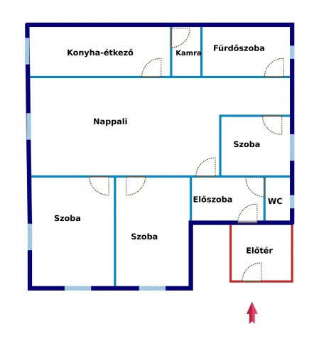 Eladó családi ház, Pécsett 110 M Ft, 4 szobás