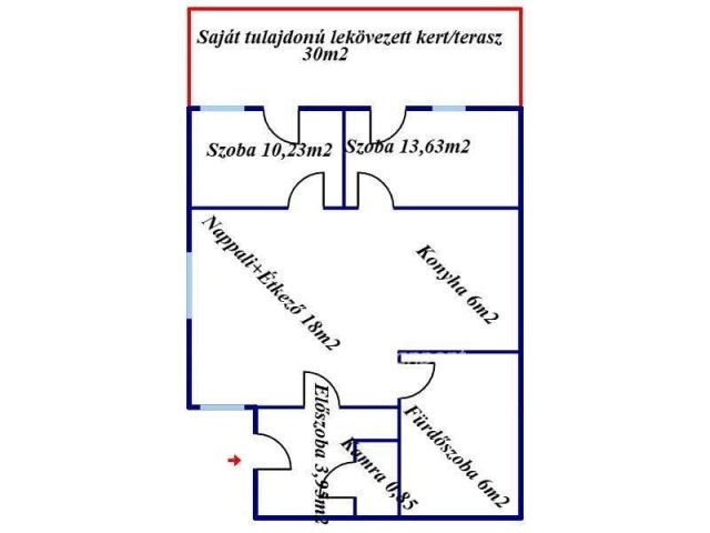 Eladó téglalakás, Budapesten, IX. kerületben 89 M Ft, 2+1 szobás