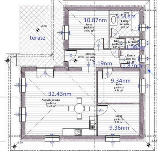 Eladó családi ház, Tárnokon 79.9 M Ft, 4 szobás