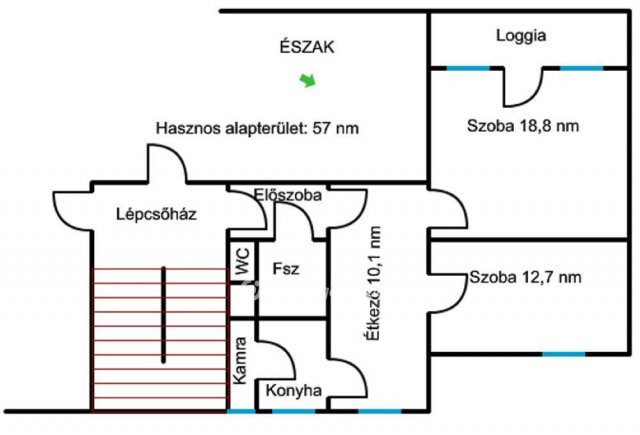 Eladó téglalakás, Békéscsabán 23.9 M Ft, 2 szobás