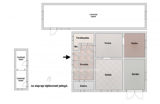 Eladó nyaraló, Mórahalmon 40 M Ft, 3 szobás