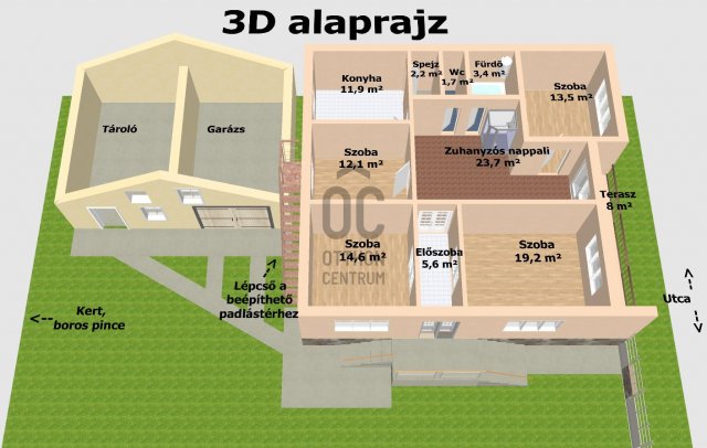 Eladó családi ház, Szomolyán 19.99 M Ft, 5 szobás