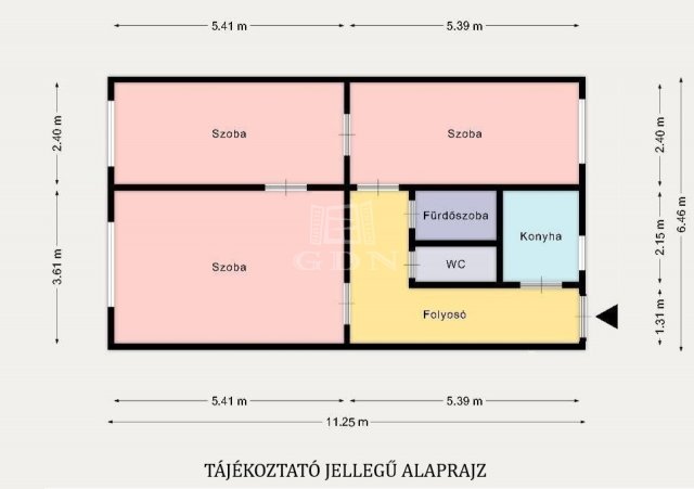 Eladó téglalakás, Budapesten, X. kerületben 60 M Ft, 3 szobás
