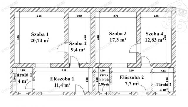 Eladó családi ház, Kiskunfélegyházán 7 M Ft, 4 szobás