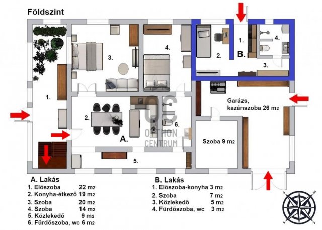 Eladó családi ház, Tárnokon, Ceglédi utcában 85 M Ft, 9 szobás