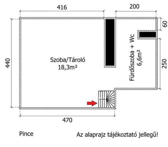 Eladó téglalakás, Budapesten, VIII. kerületben 26.3 M Ft