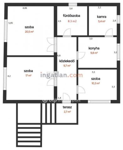 Eladó családi ház, Karancsalján 22.5 M Ft, 2+1 szobás