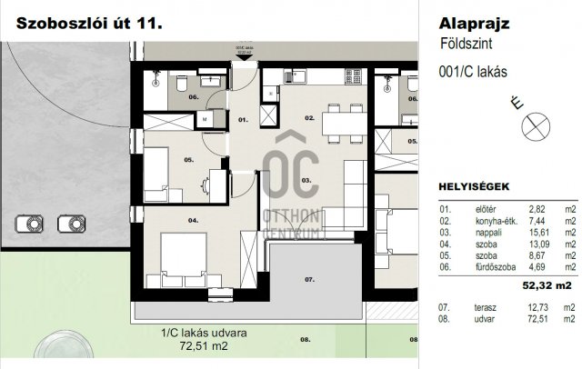 Eladó téglalakás, Debrecenben 80 M Ft, 3 szobás
