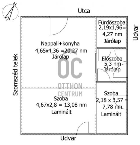Eladó családi ház, Ferencszálláson 16.5 M Ft, 3 szobás