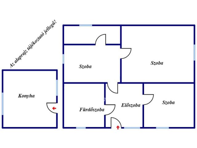 Eladó családi ház, Kunszentmártonban 7.6 M Ft, 2+1 szobás