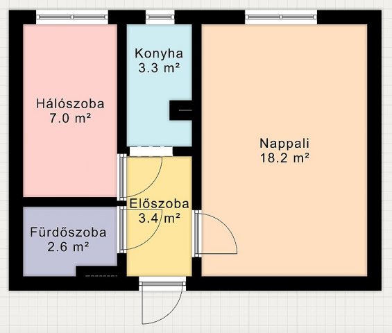 Eladó panellakás, Budapesten, XXI. kerületben 42 M Ft, 1+1 szobás