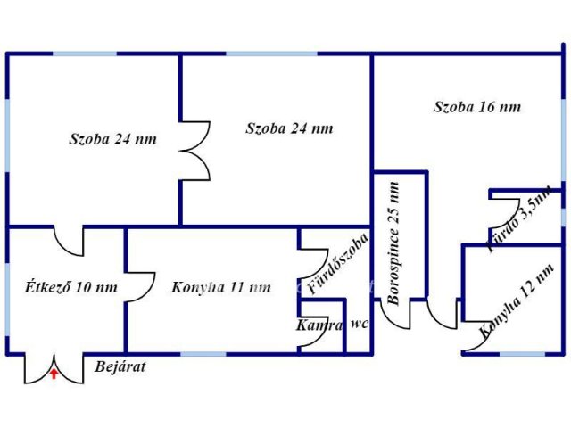 Eladó családi ház, Dömsödön 79.9 M Ft, 3 szobás