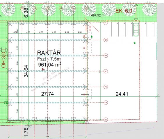 Kiadó ipari ingatlan, Egerben 2200 E Ft / hó