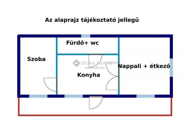 Eladó téglalakás, Pécsett 24 M Ft, 1 szobás