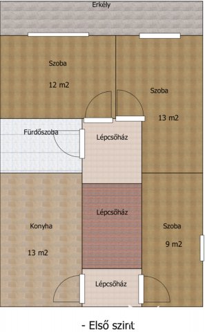 Eladó családi ház, Ajkán 49.5 M Ft, 5 szobás