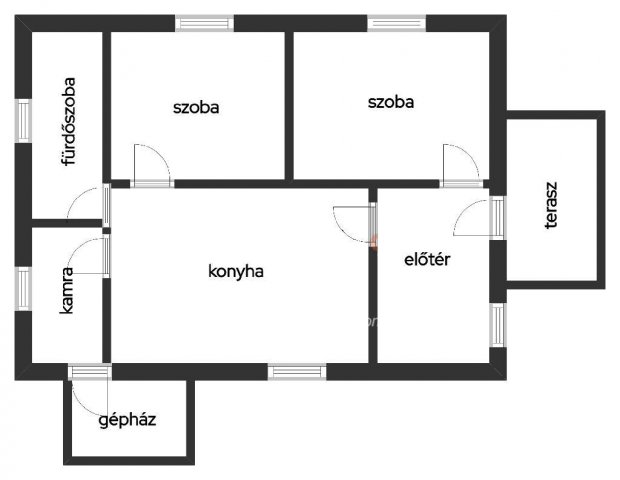 Eladó családi ház, Kisvarsányon 12.8 M Ft, 2 szobás