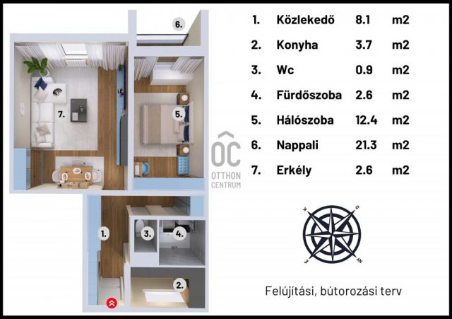 Eladó panellakás, Budapesten, XX. kerületben 38 M Ft, 2 szobás