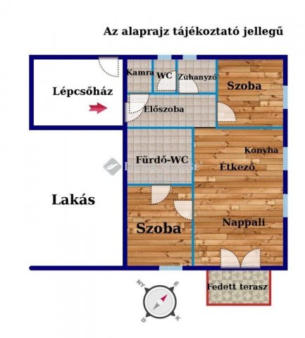 Eladó téglalakás, Veszprémben 59.4 M Ft, 3 szobás