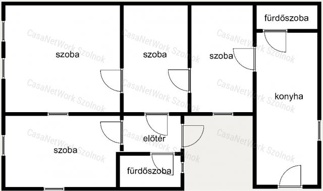 Eladó családi ház, Abádszalókban 19.5 M Ft, 4 szobás