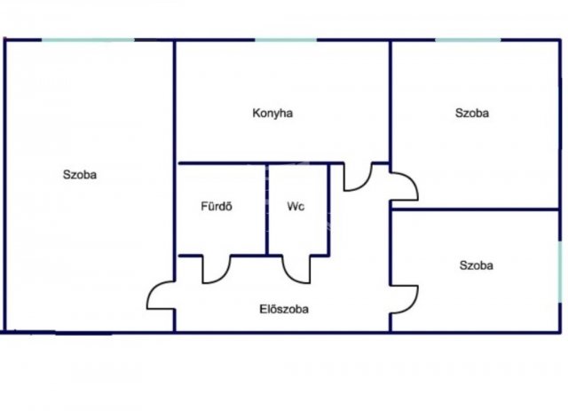 Eladó panellakás, Székesfehérvárott 37.9 M Ft, 1+2 szobás