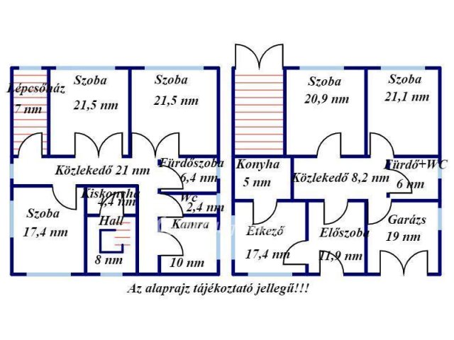 Eladó családi ház, Csányon 35.9 M Ft, 5 szobás