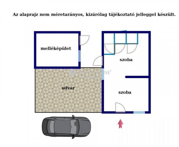 Eladó családi ház, Sajószentpéteren 12.9 M Ft, 1 szobás