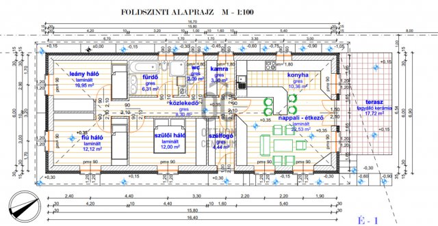 Eladó családi ház, Valkón 78.5 M Ft, 4 szobás